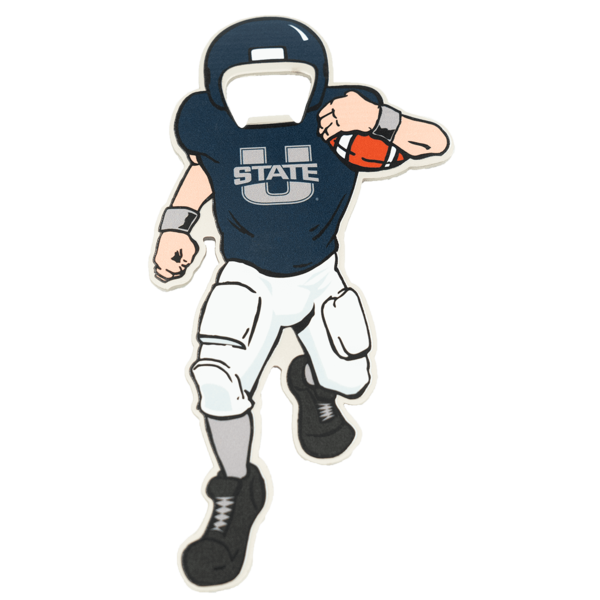 U-State Football Player Magnet
